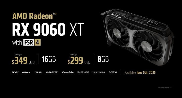 8GB Radeon RX 9060 XT