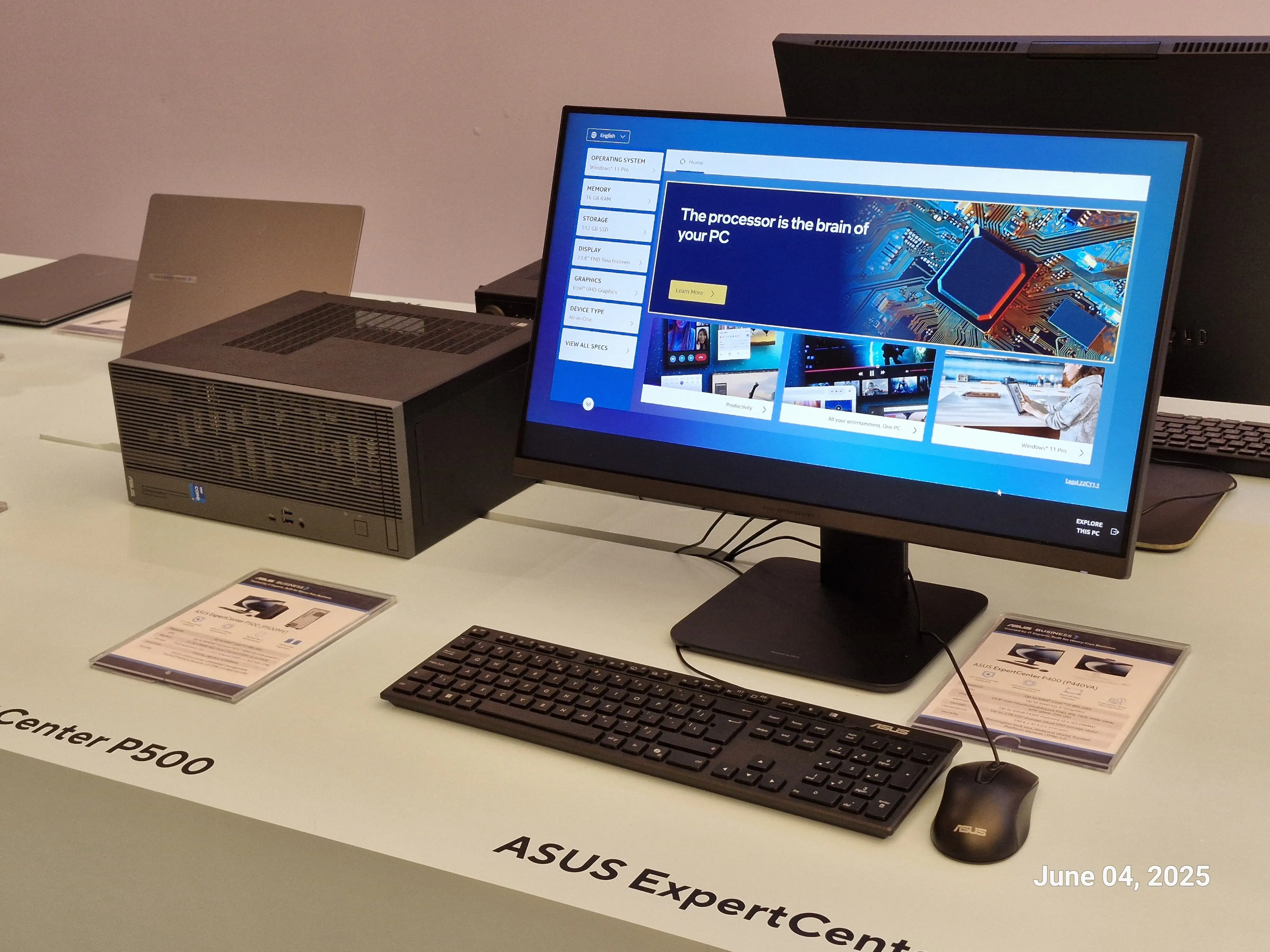 ASUS Turut Hadirkan PC Desktop dan AIO PC ExpertCenter Series