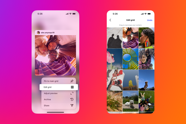 Rearrange-Grid-gradient-background