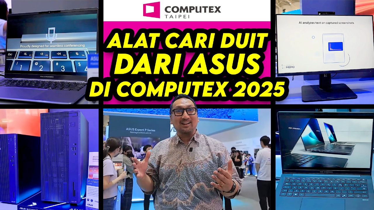 ASUS Commercial di Computex 2025: Laptop, All-in-One PC, & PC Desktop dengan AMD Ryzen 300 Series