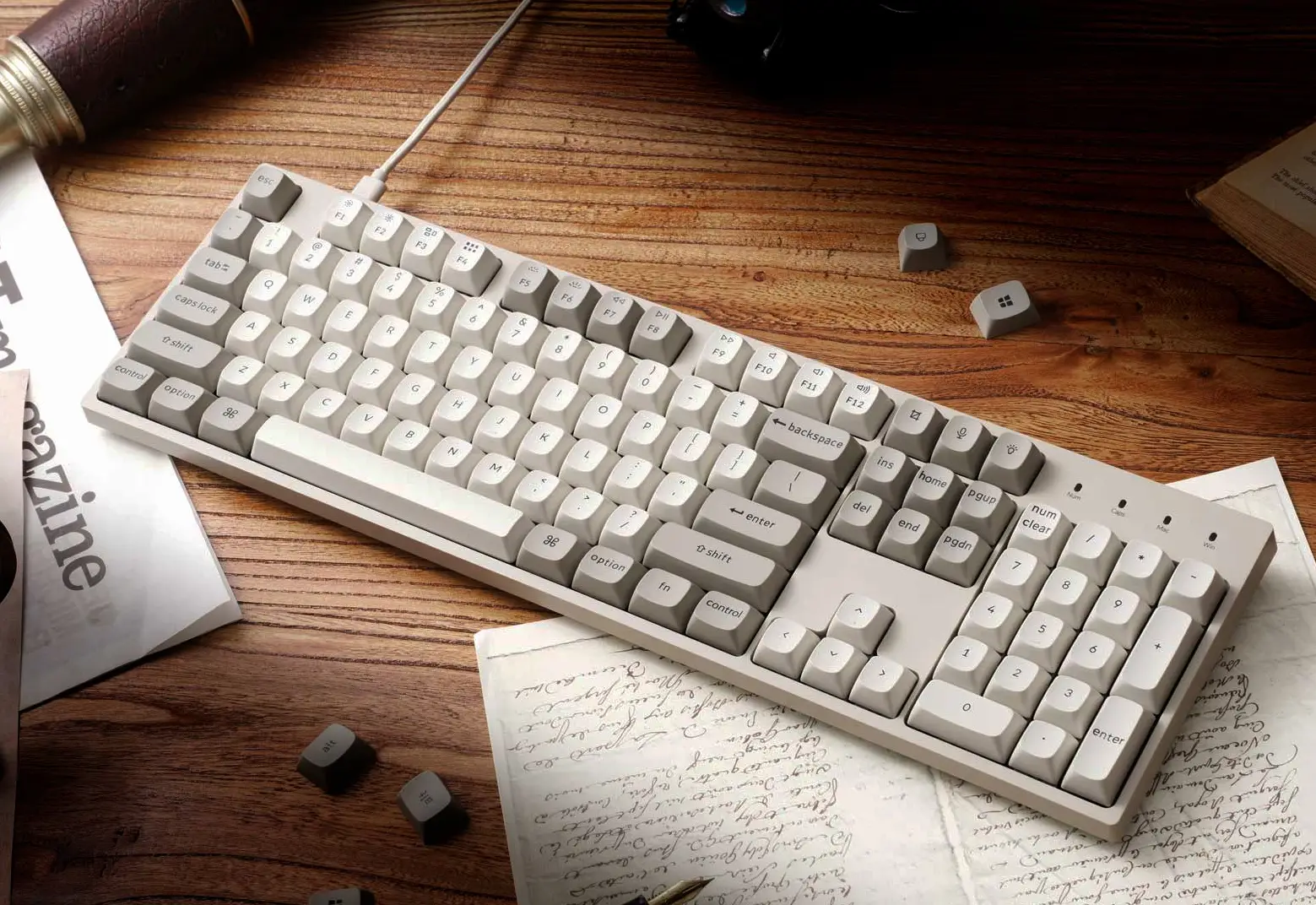 Keychron Luncurkan C2 Pro 8K QMK, Keyboard Mekanikal Desain Retro dan Polling Rate 8000 Hz