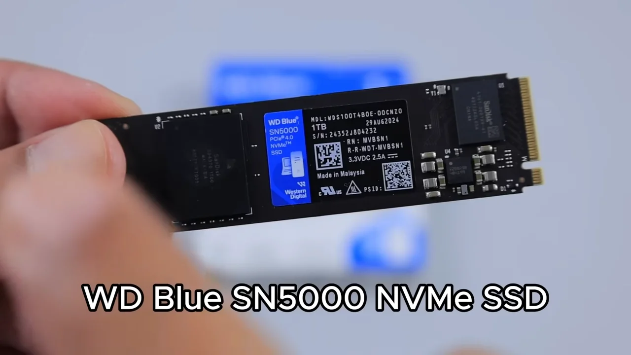WD Blue SN5000 NVMe SSD 1 TB