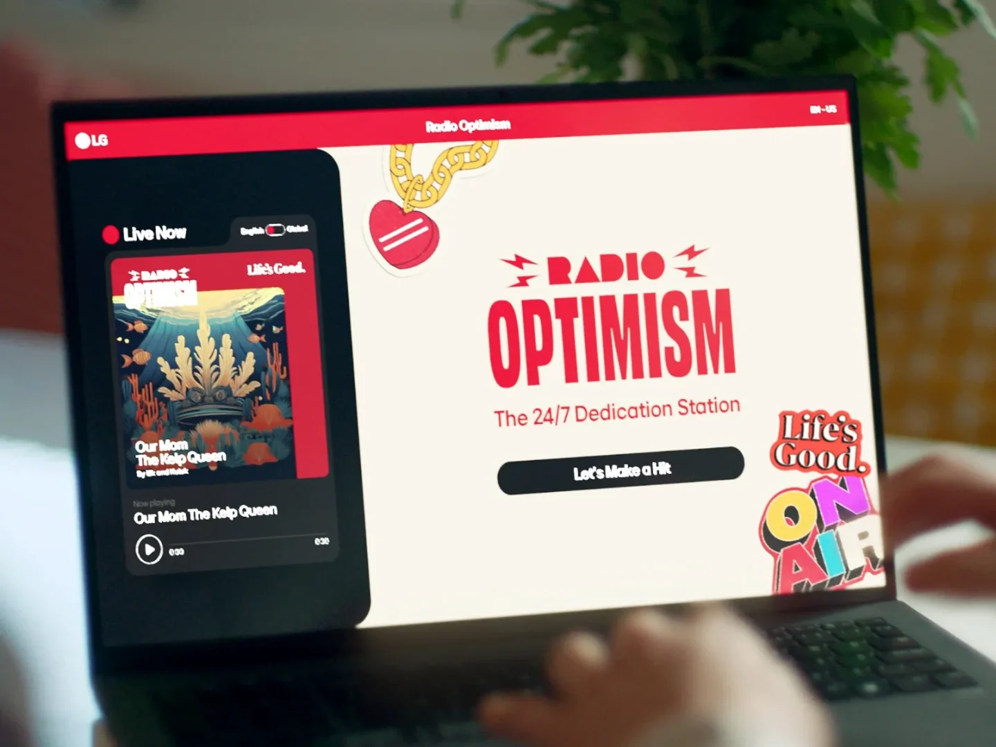 lg radio optimism