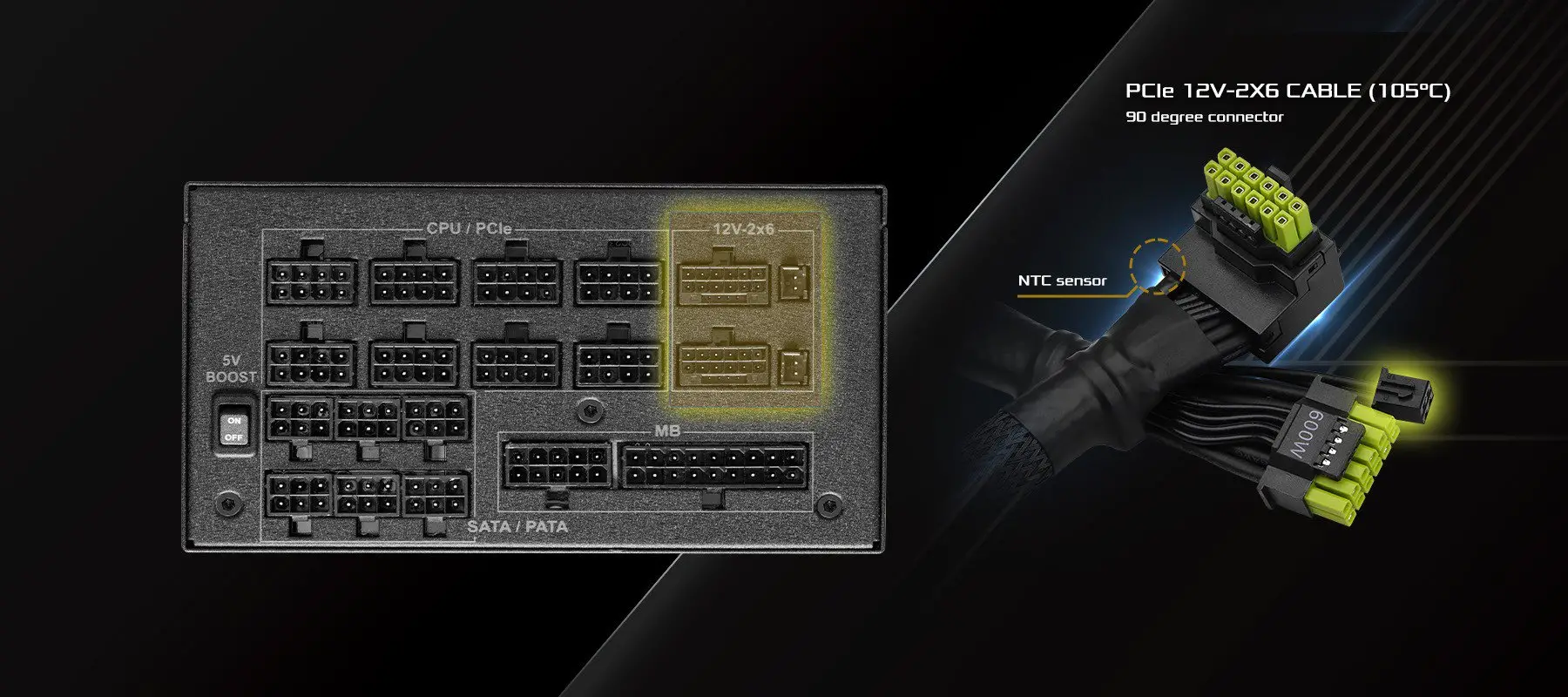 ASRock Luncurkan Kabel Power 12V-2×6 16-Pin dengan Sensor Suhu