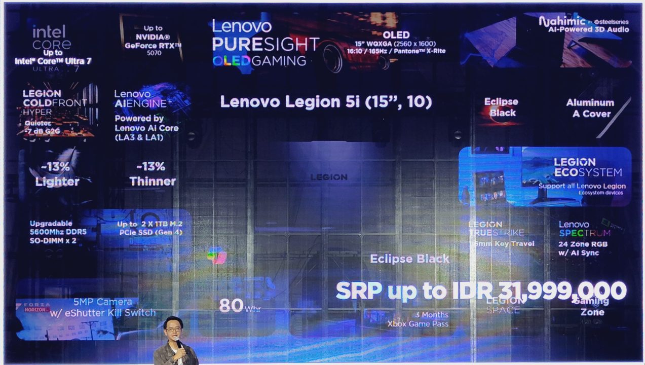 Laptop dan PC Desktop Lenovo Legion Gen 10 Resmi di Indonesia: Core Ultra Terbaru, RTX 50 Series, dan Pendingin ColdFront Terbaru 9 IMG 20250806 WA0070