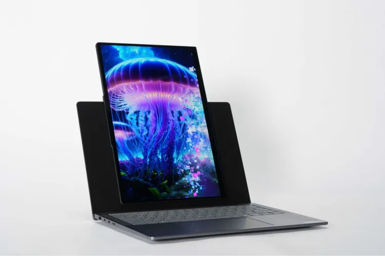 Lenovo Prototipe Laptop layar putar