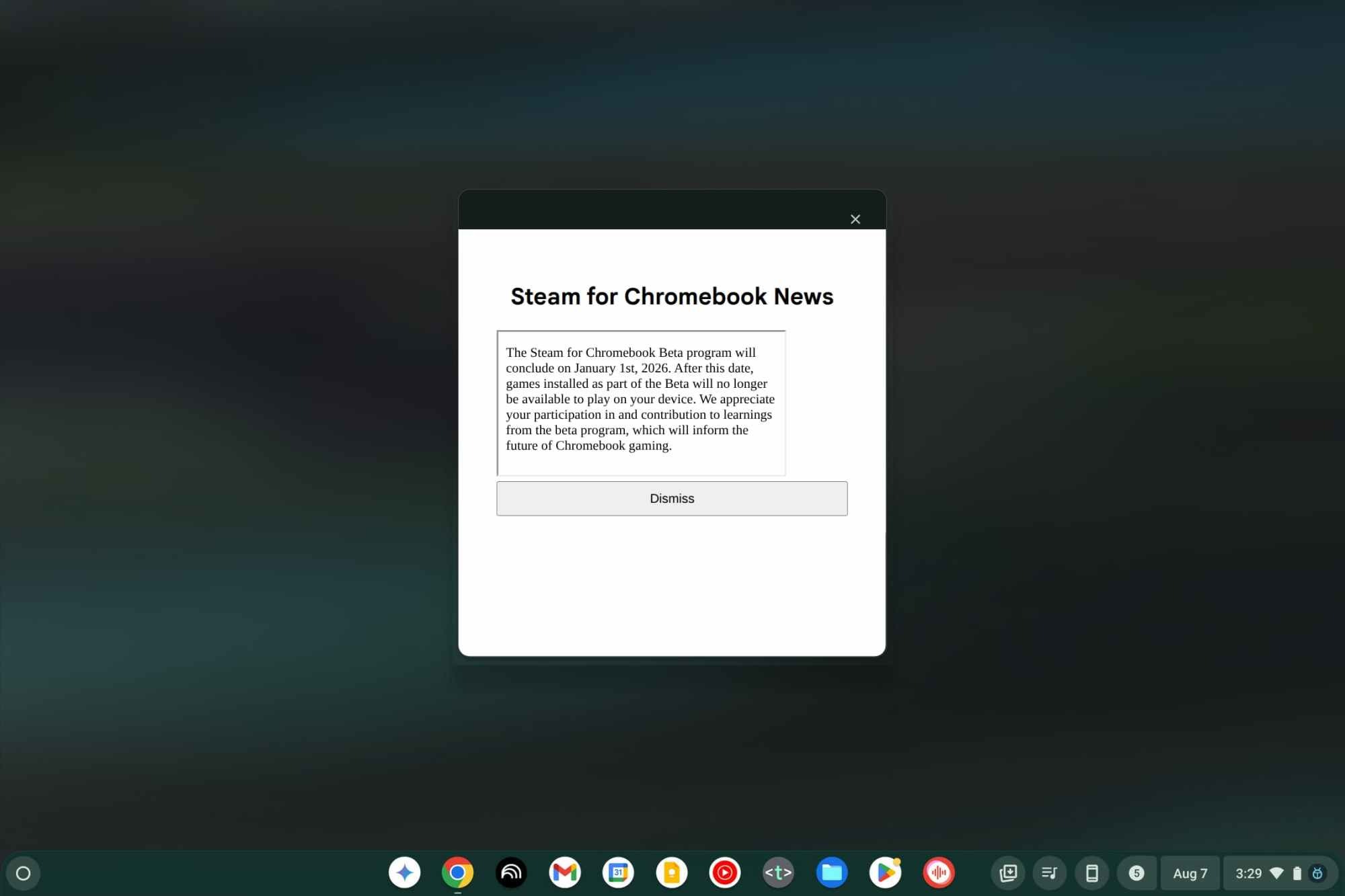 Steam Chromebook