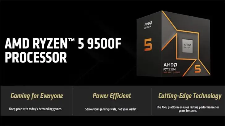 AMD Ryzen 5 9500F