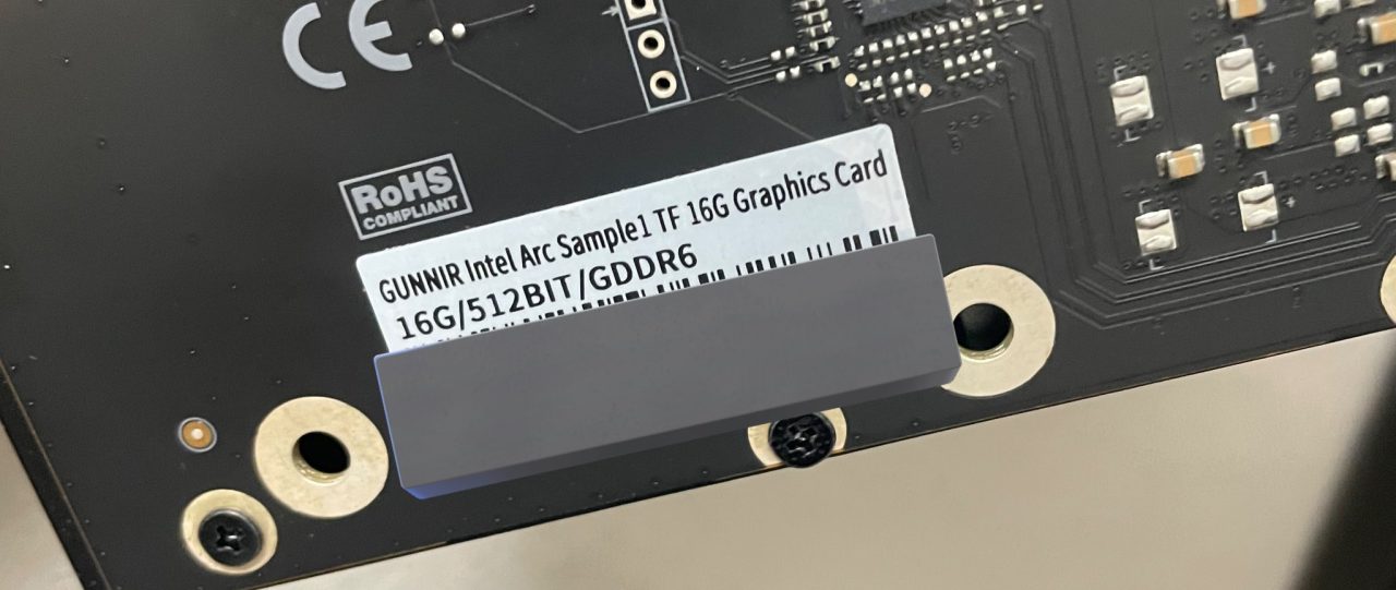 Intel ARC A750 16GB