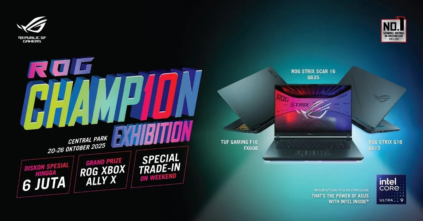 Sambut Kehadiran ROG Xbox Ally Series, ASUS Gelar Exhibition ROG CHAMP10N