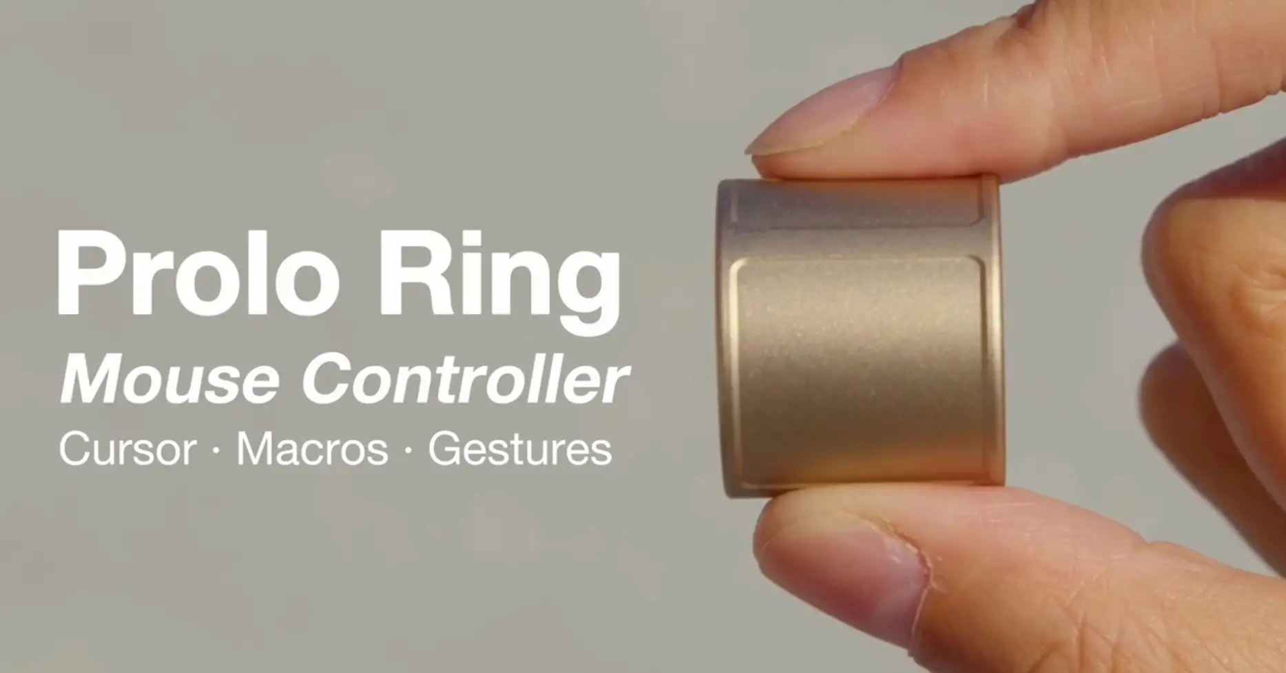 Prolo Ring, Cincin Canggih Pengganti Mouse 3 Prolo Ring