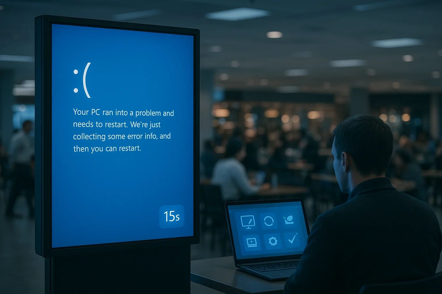 BSOD Microsoft Digital Signage Mode