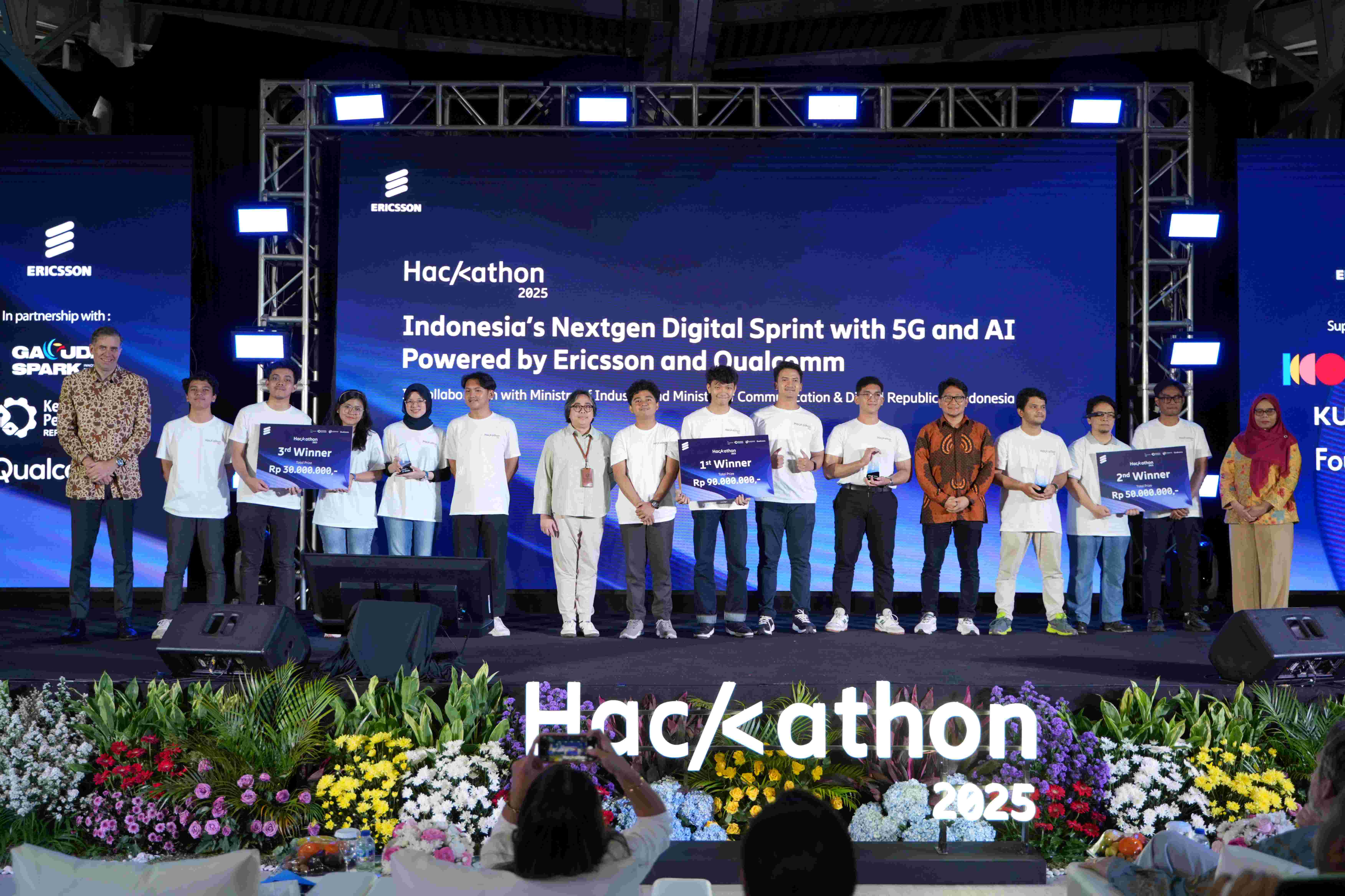 Direct Release: Ericsson, Qualcomm,Kemenperin, dan Komdigi Mengumumkan Pemenang Hackathon 2025 4 Foto 3a