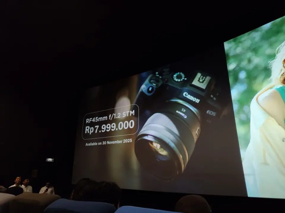 Lensa Canon RF45mm f/1.2 STM