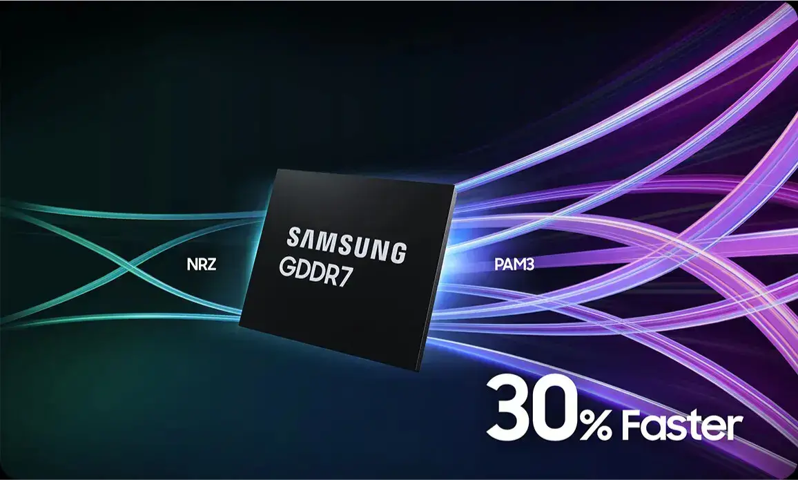 Samsung Kembangkan Chip GDDR7 40Gbps dengan Kapasitas 3 GB 2 Chip GDDR7 Samsung