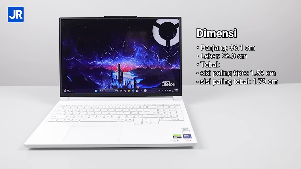 Review Lenovo Legion 7i Gen 10 (2025): Laptop Kencang yang Putih dan Cantik 2 Lenovo Legion 7i Gen 10 2036