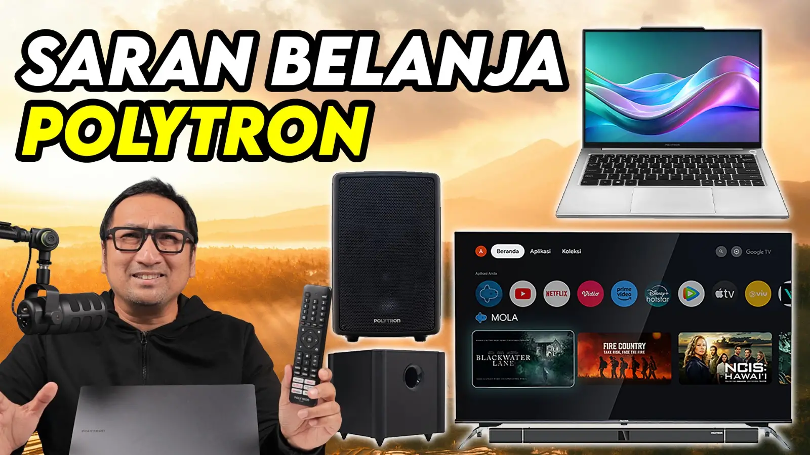 Saran Belanja POLYTRON Akhir 2025: Smart TV, Laptop, dan Speaker 9 saran belanja Polytron 2025