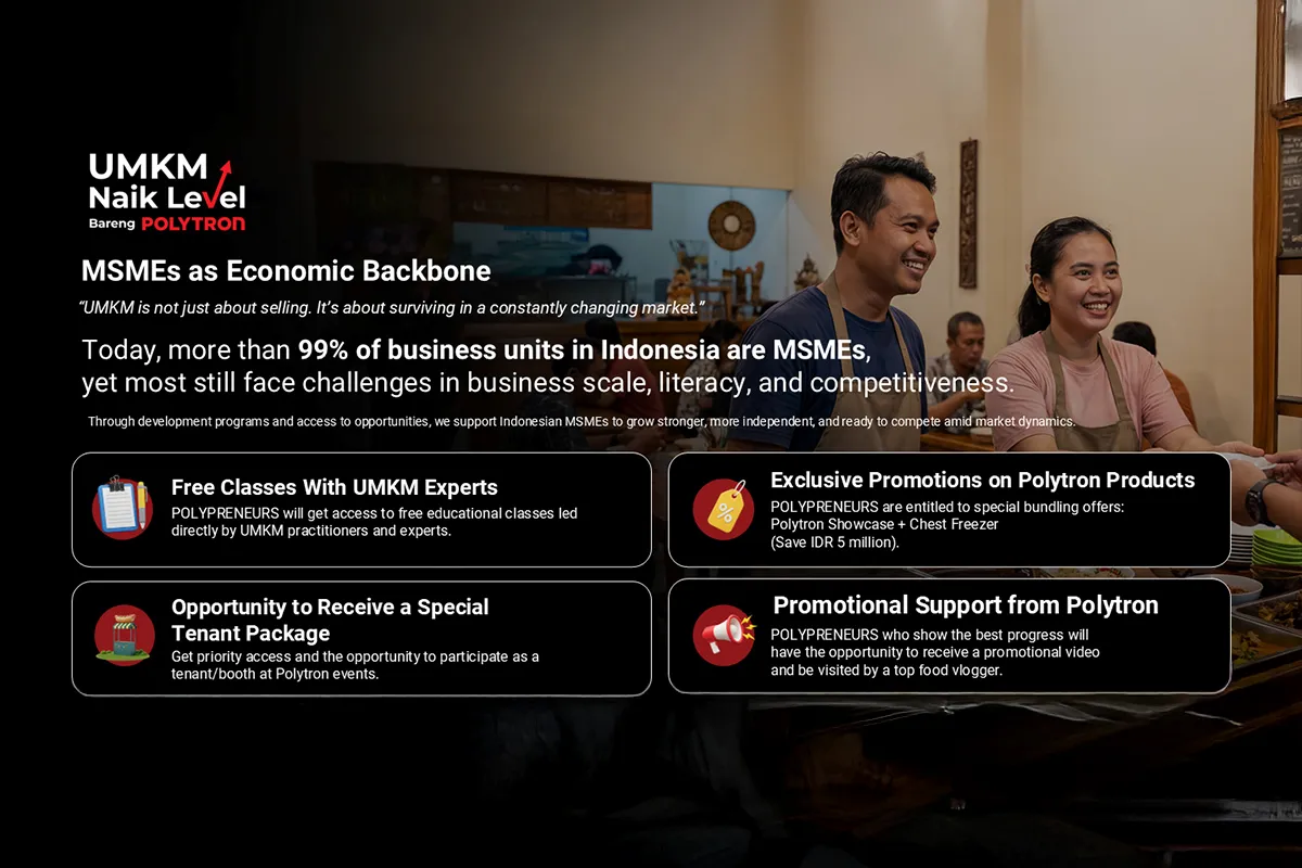 Polytron Hadirkan Program “UMKM Naik Level”, Adakan Roadshow Edukasi UMKM