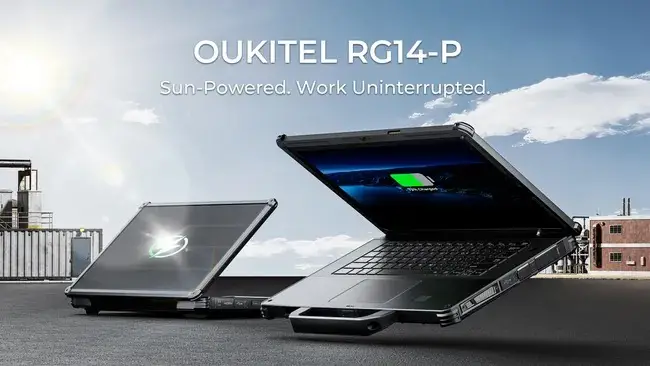 Oukitel laptop solar panel