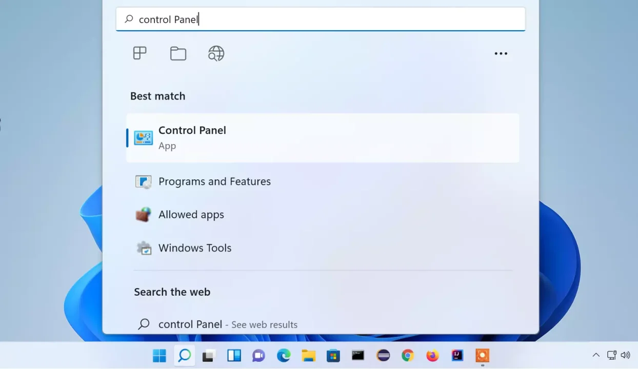 Control Panel