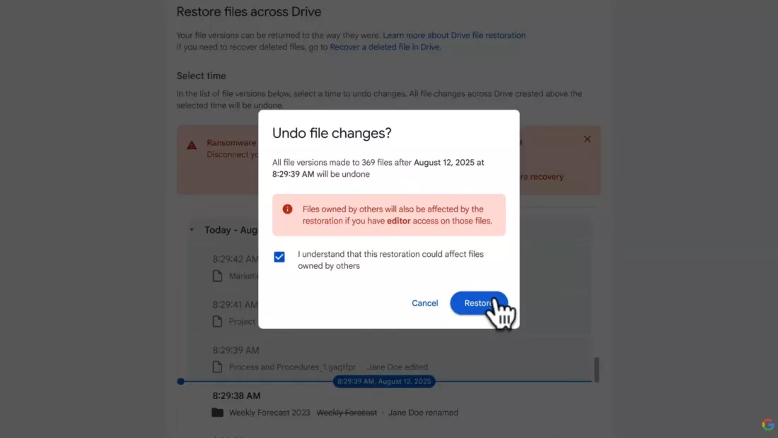 Google Drive Kini Bisa Deteksi Ransomware, dan Punya Fitur Restorasi &bull; Jagat Review