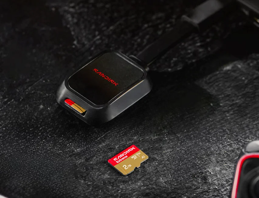 SanDisk QuickFlow TF card reader