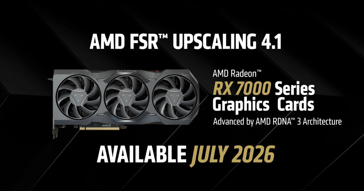 AMD FSR Upscaling 4.1 Akan Hadir Untuk Radeon RX 7000 dan RX 6000 Series 4 AMD FSR Upscaling 4.1 coming to RX 7000 Series