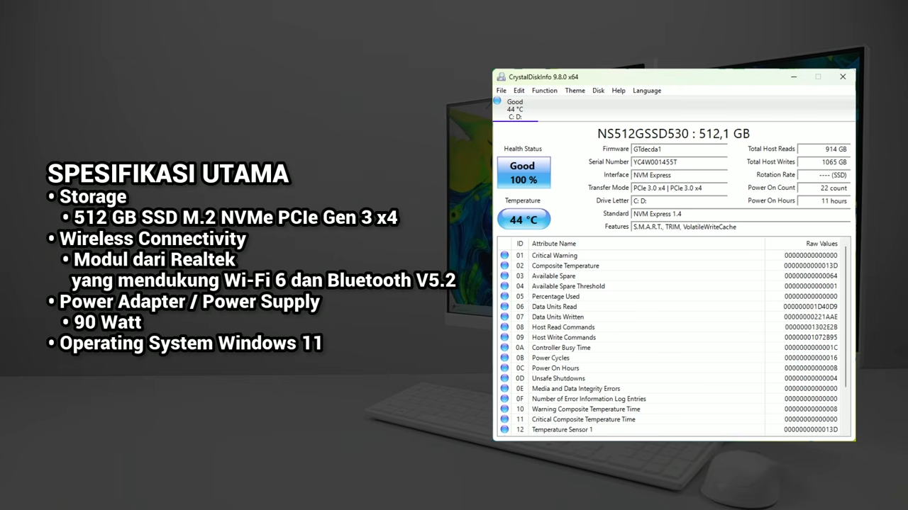 Review Acer AIO Aspire C24A: Solusi PC yang Praktis dan Hemat Daya! 4 Acer AIO Aspire C24A 5