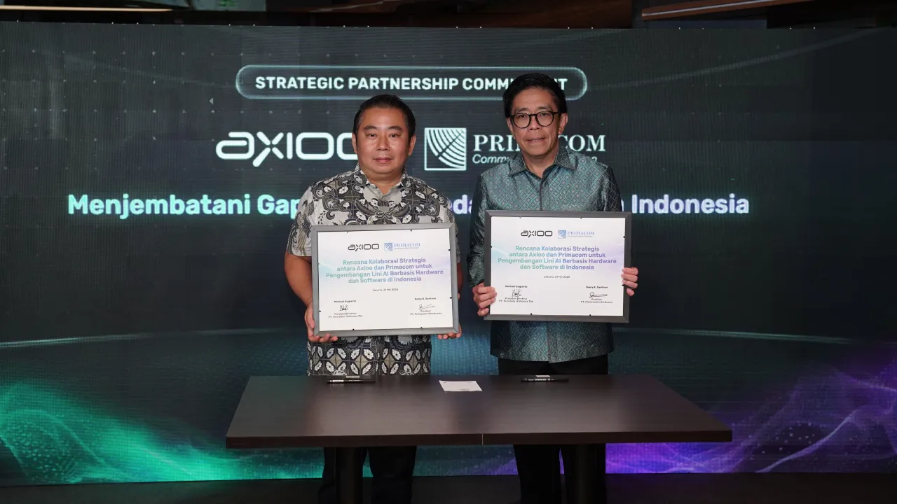 Axioo Perkuat Langkah di Industri AI Indonesia Gandeng Primacom untuk Dorong Kedaulatan Data Indonesia