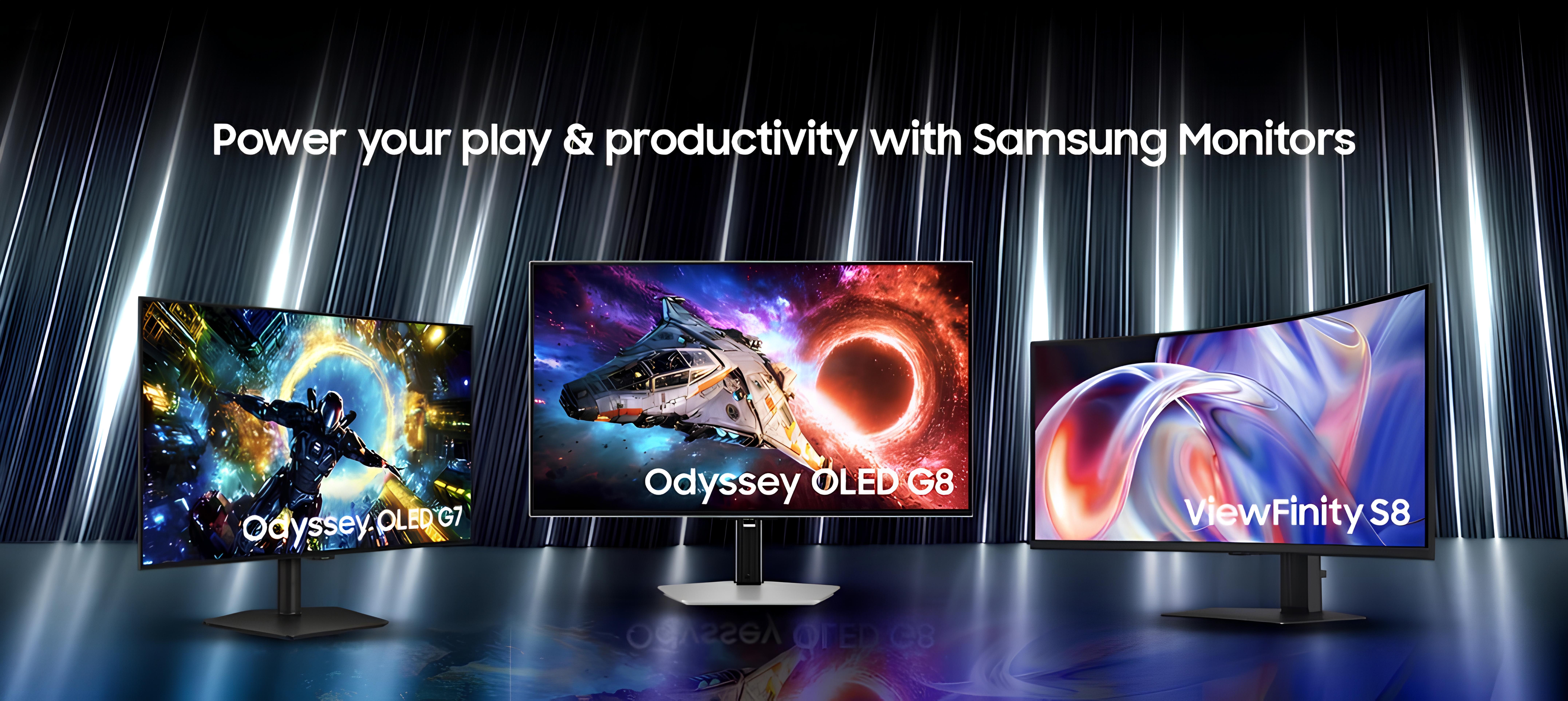 Samsung monitor Odyssey dan Viewfinity