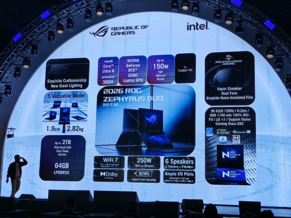 ASUS ROG Zephyrus Duo Resmi Hadir di Indonesia, Laptop Gaming Dua Layar OLED Pertama di Dunia 2 ASUS ROG Zephyrus Duo 2026