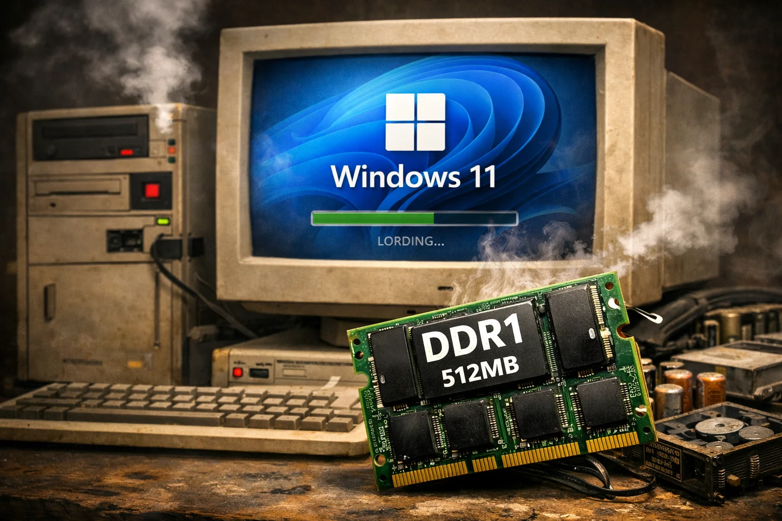 RAM DDR1 Windows 11