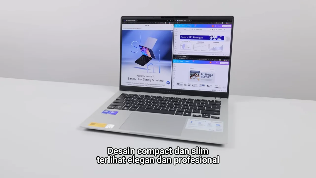 Review ASUS Vivobook S14 OLED (S5406SAL): Baterai Awet, Bodi Ringkas, Multitasking Lancar 5 ASUS Vivobook S14 OLED (S5406SAL)