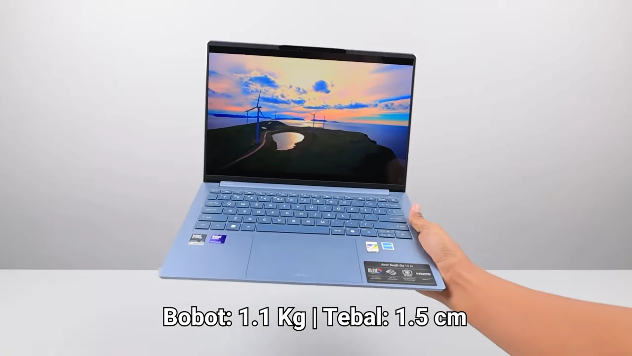 Review Acer Swift Go 14 AI Pro Edition: Ringan, Ringkas, Baterai Awet dan Bisa Gaming? 2 Acer Swift Go 14 AI Pro Edition 2