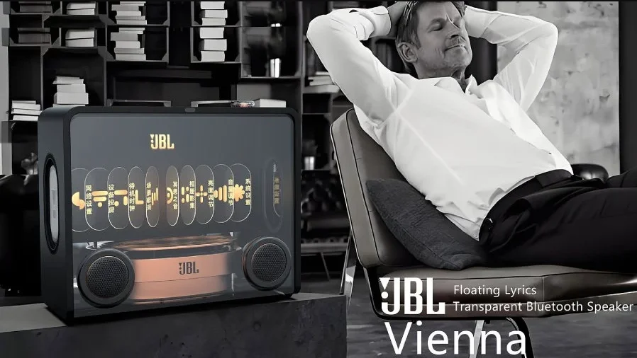 JBL Vienna Dirilis, Speaker yang Bisa Tampilkan Lirik Lagu 1 Animasi seperti melayang di JBL Vienna