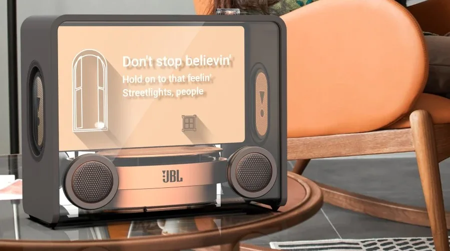 JBL Vienna Dirilis, Speaker yang Bisa Tampilkan Lirik Lagu 5 JBL Vienna bisa menampilkan lirik lagu yang diputar