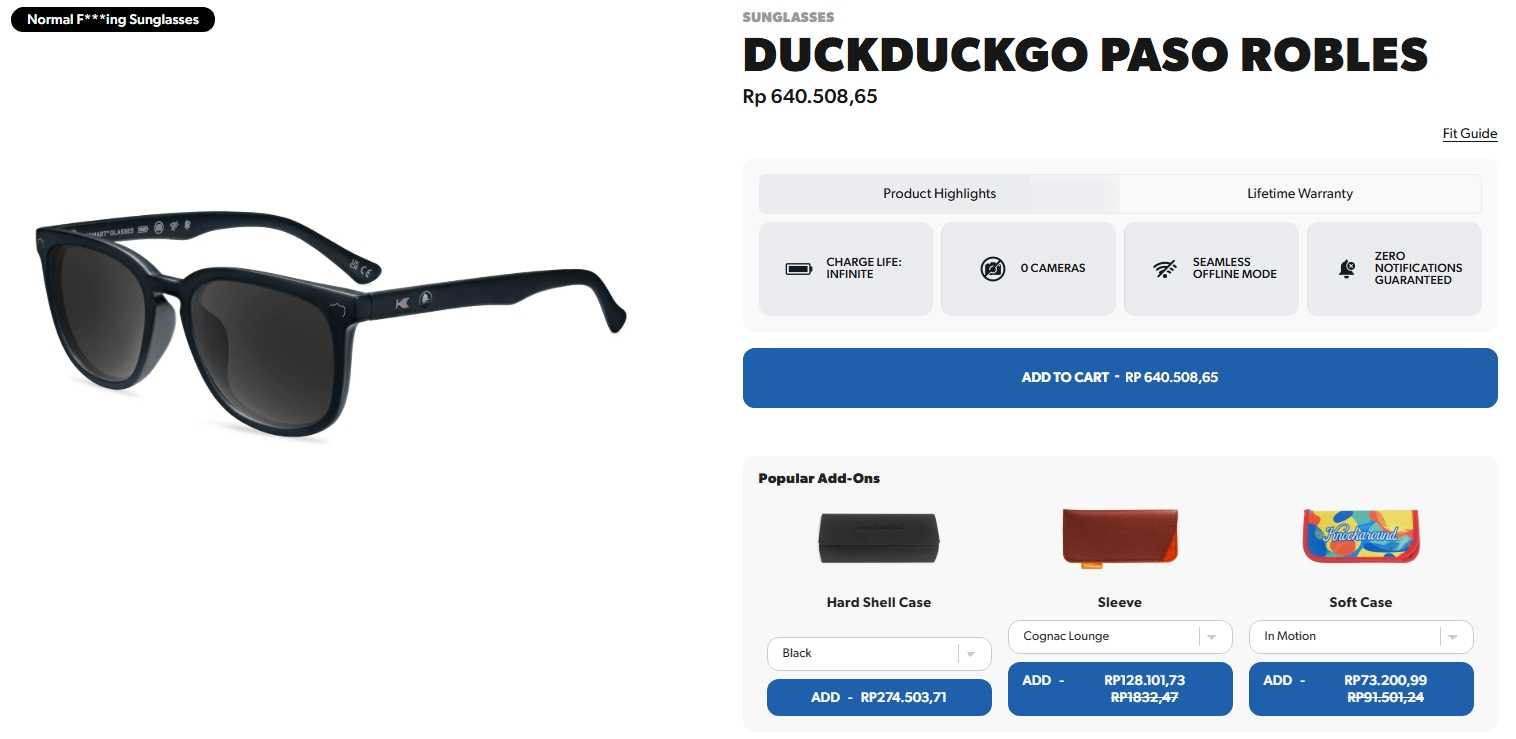 DuckDuckGo Rilis Kacamata, Tak Perlu Diisi Daya dan Privasi Terjaga 2 duckduckGo kacamata