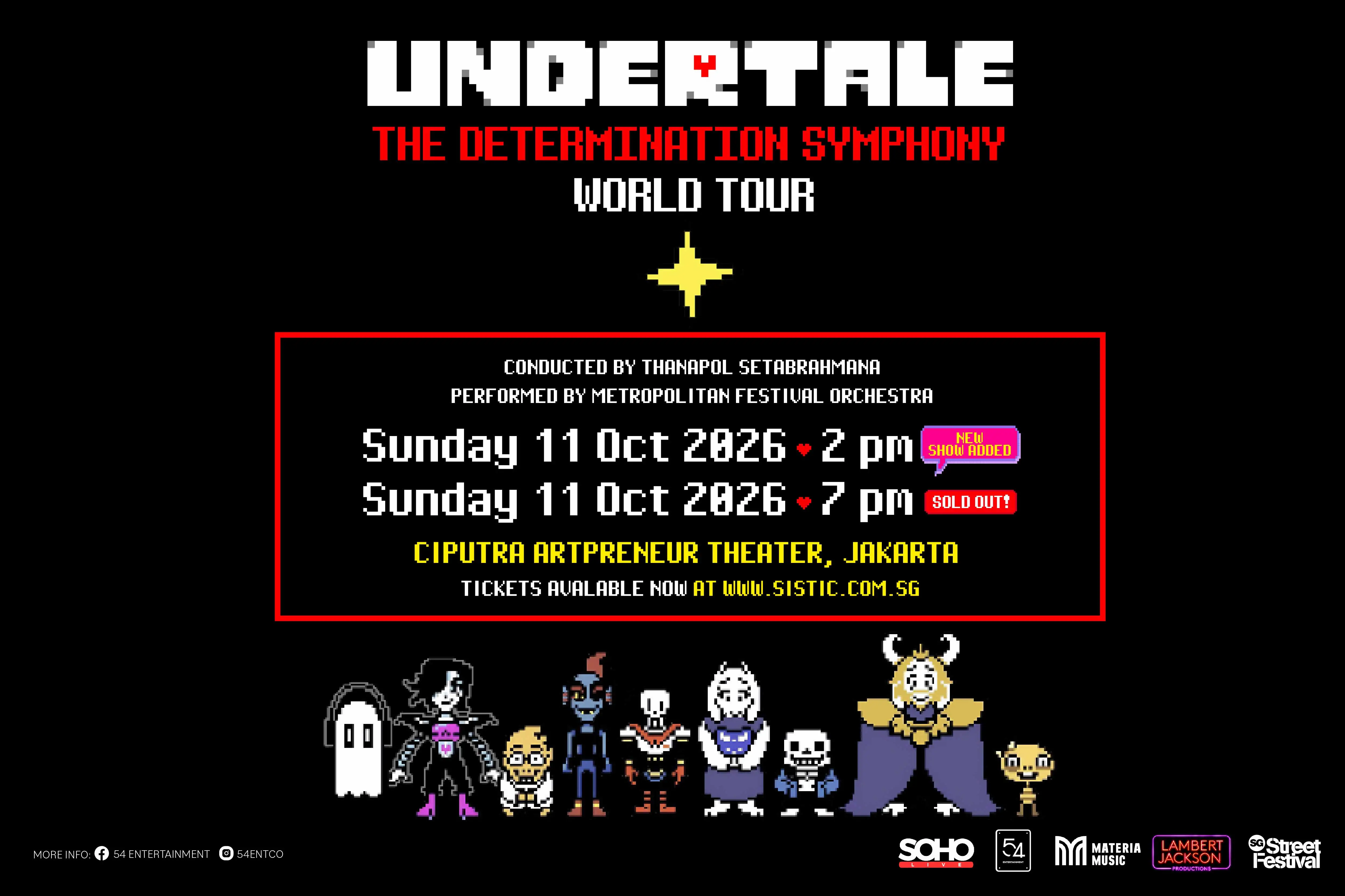 UNDERTALE: The Determination Symphony Hadir di Jakarta Oktober Ini 3 Undertale