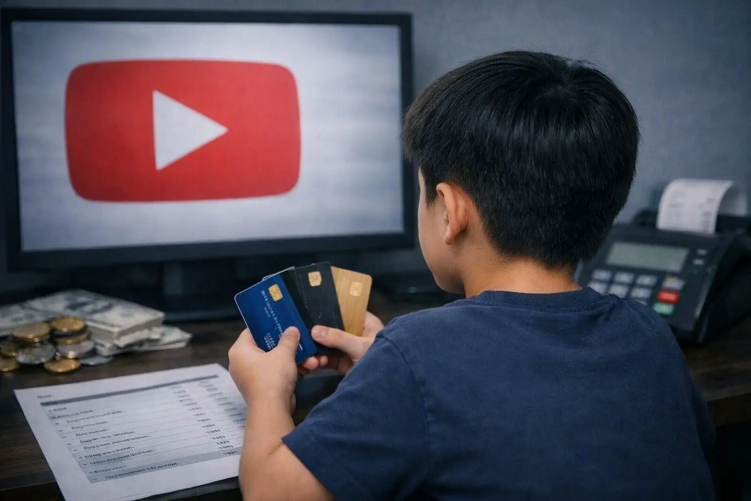 Bocah Iklankan Kanal Youtube, Kartu Kredit Kantor Jebol Rp 2,1 Miliar 3 Bocah pakai kartu kredit iklankan kanal youtube